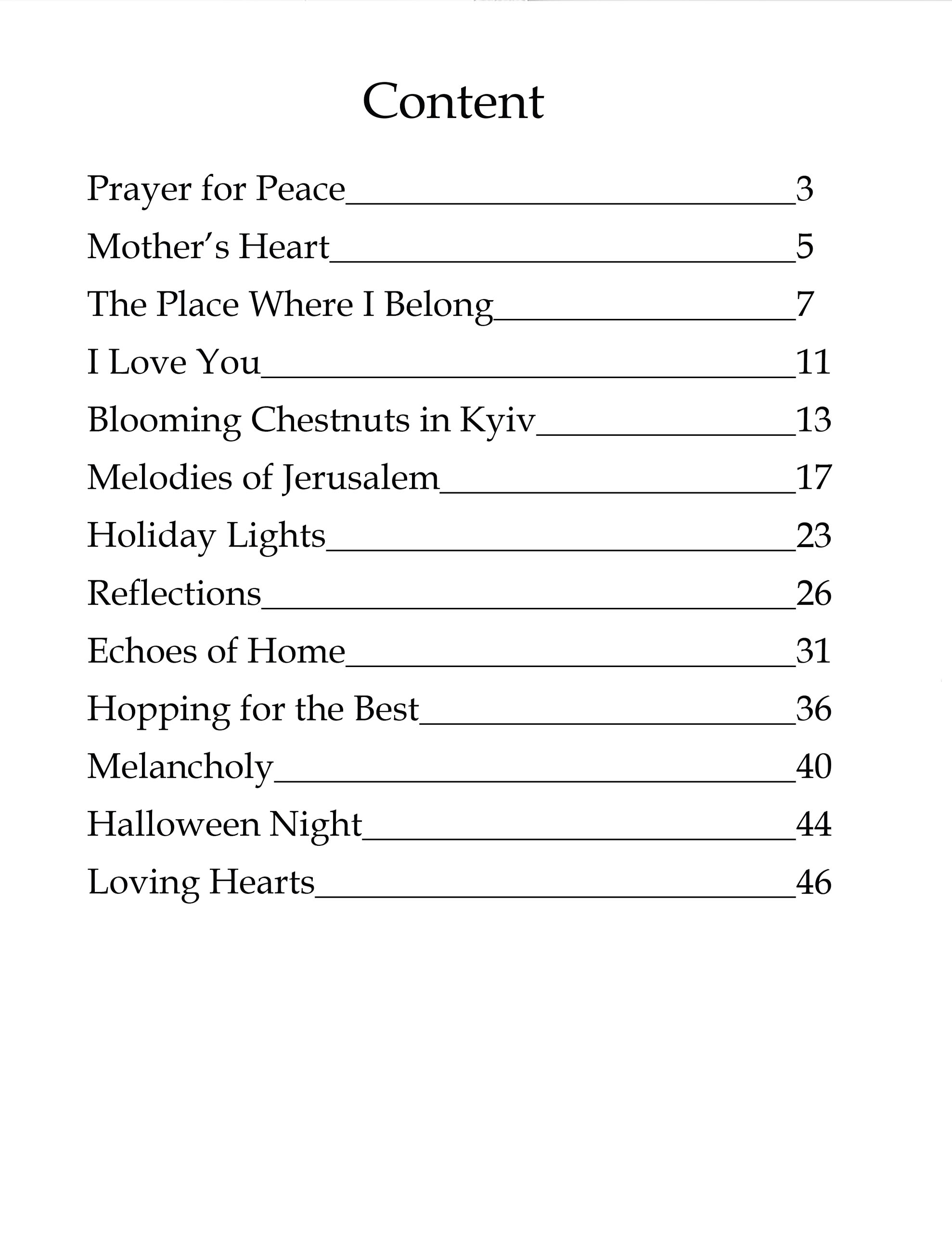 012. Songs without Words (13 Solos) - Image 3