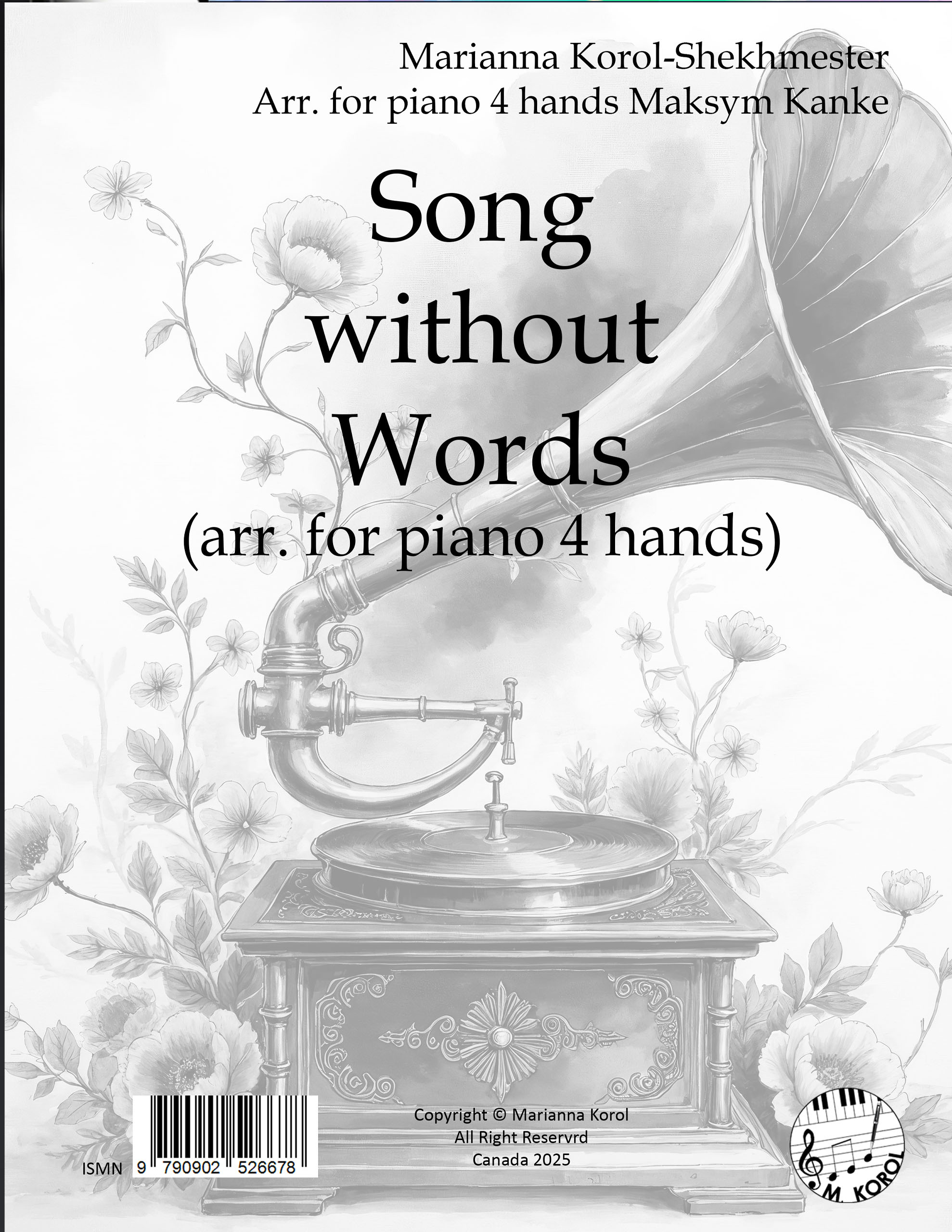 011. Songs without Words (7 piano duets) - Image 2